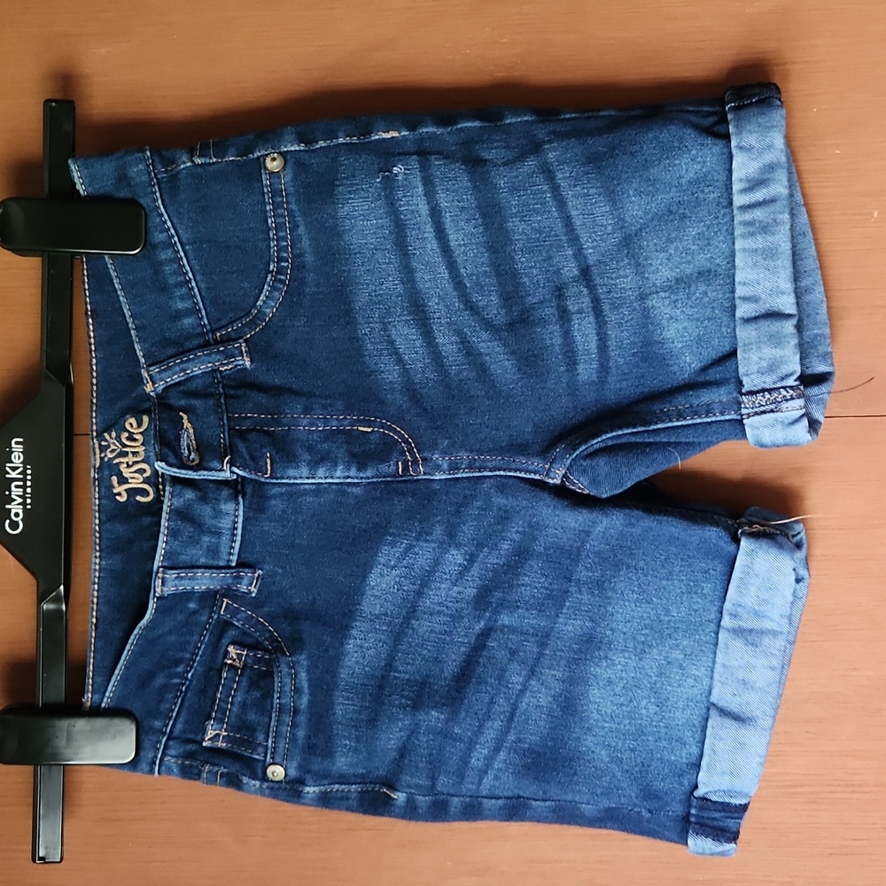Justice, Size 12 S, Blue Jean shorts
